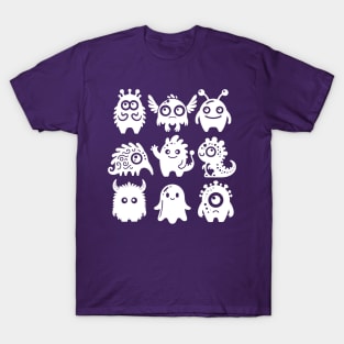 Group of Funny Monsters T-Shirt